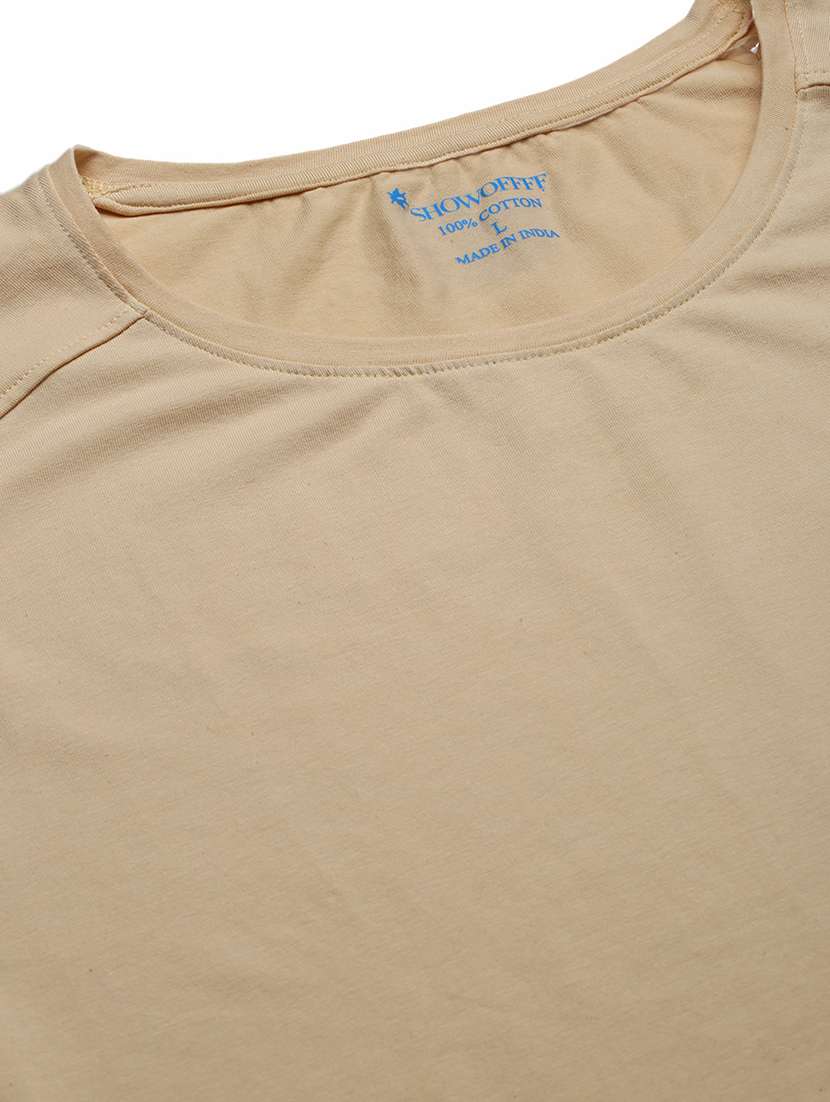 men solid short sleeve regular fit t-shirt - 21955933 -  Standard Image - 5
