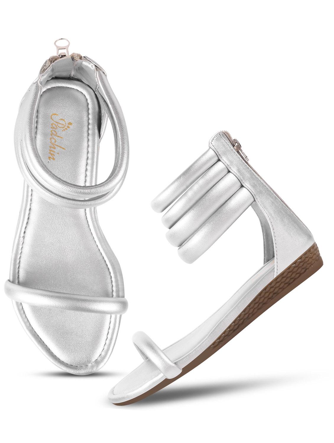 women silver gladiators sandal - 21956064 - Standard Image - 3