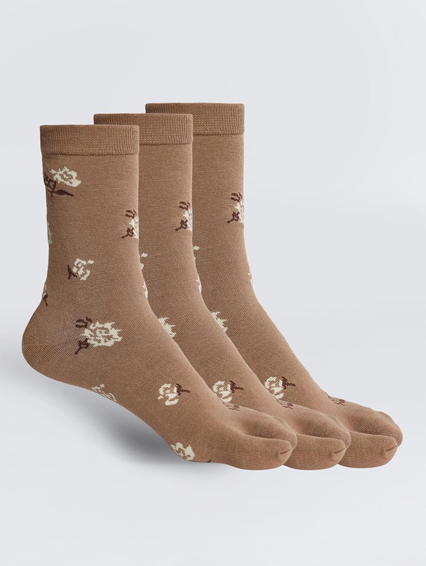 women pack of 3 above ankle length sock