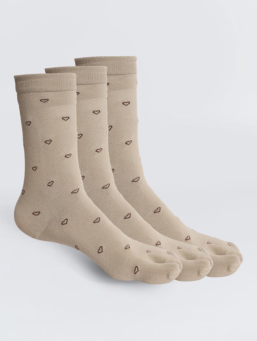 women pack of 3 above ankle length sock