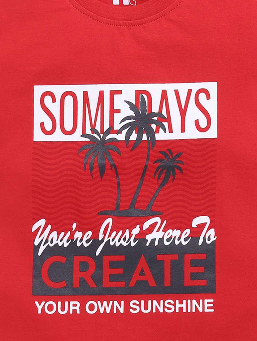 boys printed short sleeve regular fit t-shirt - 21956234 -  Standard Image - 3