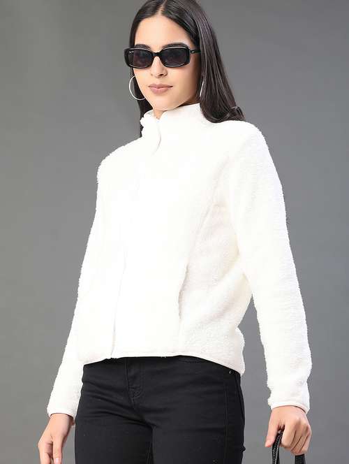 women solid long sleeve sweatshirt - 21956344 -  Standard Image - 0