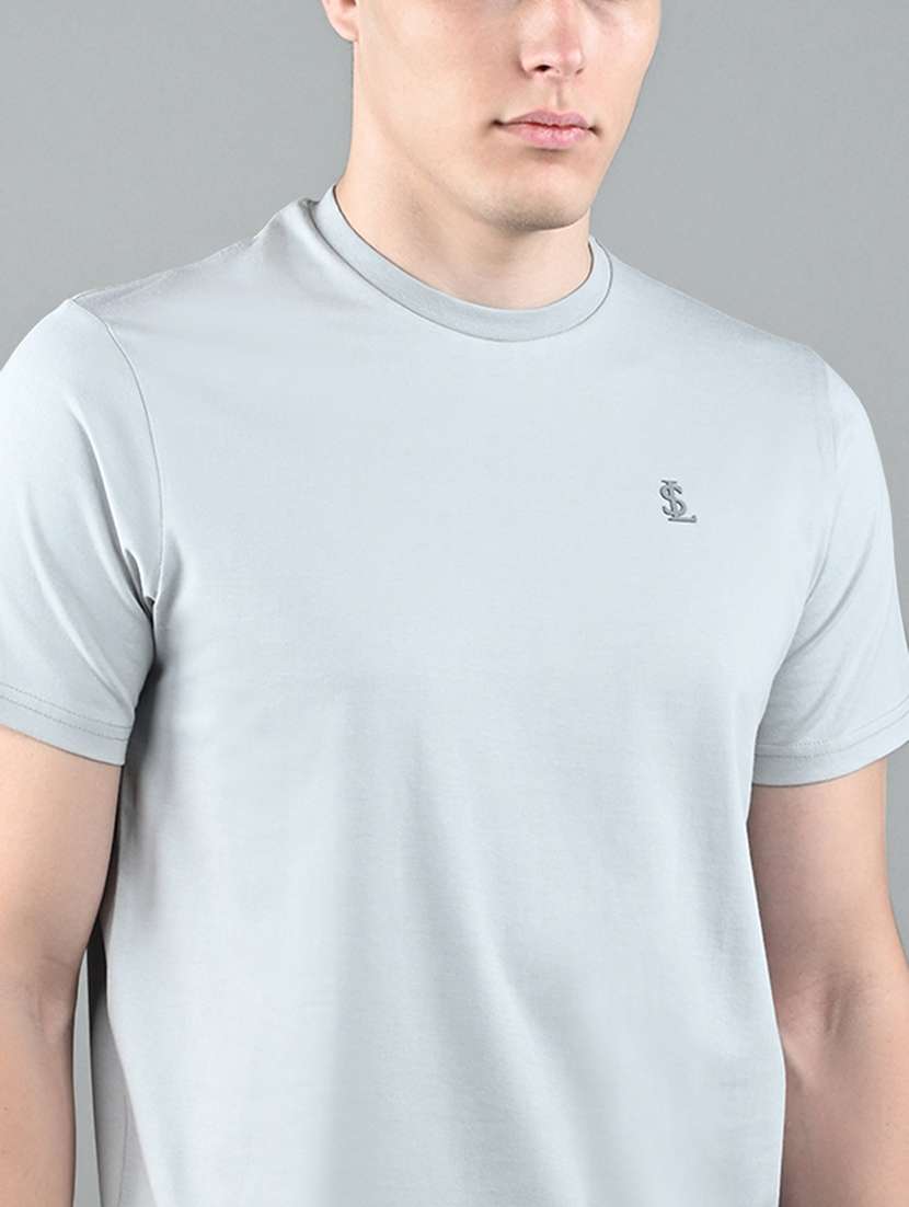 men solid shrort sleeve regular fit t-shirt - 21956379 - Standard Image - 3