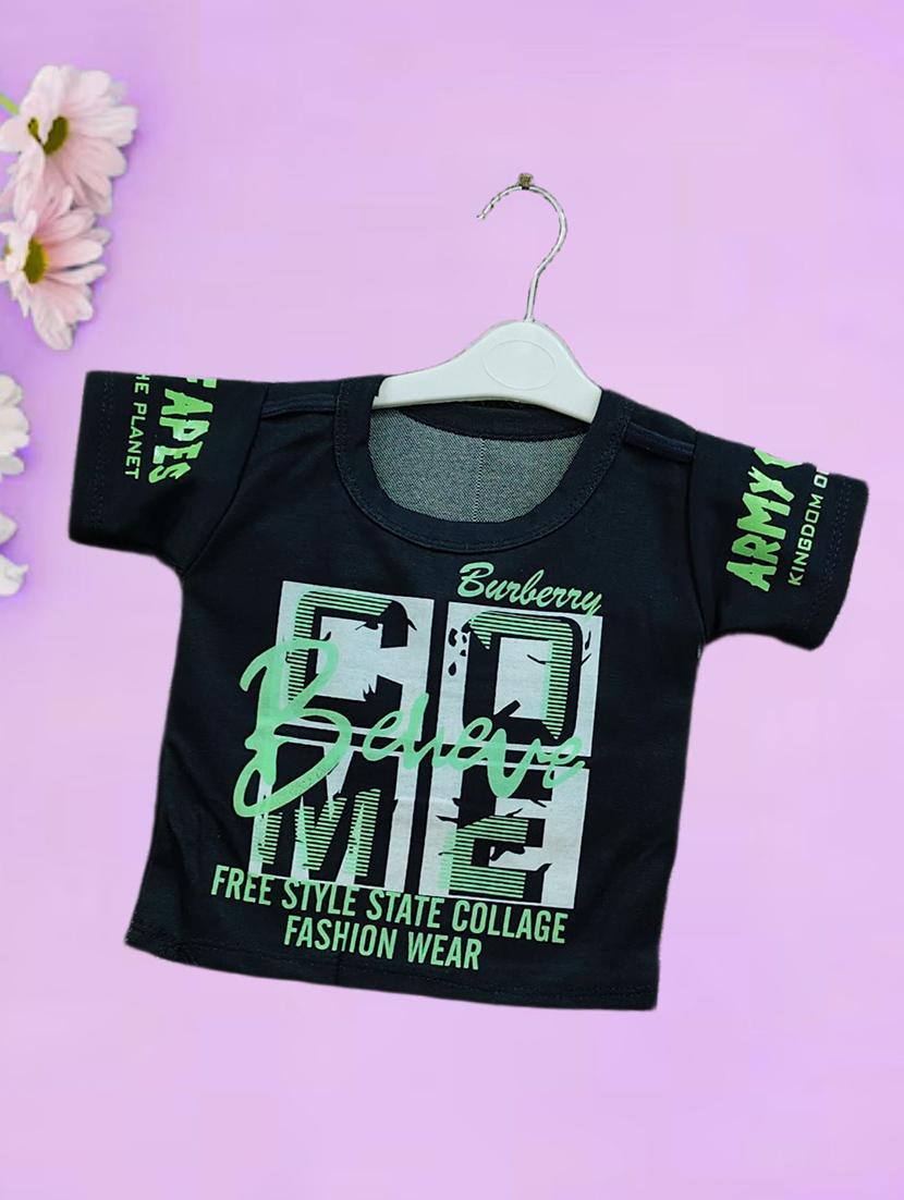 kids printed t-shirt with dungree set - 21956458 - Standard Image - 3