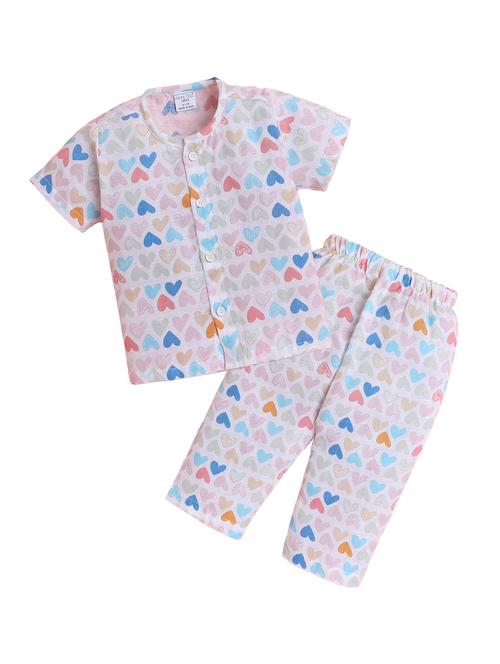 kids printed short sleeve night suit - 21956460 - Standard Image - 0