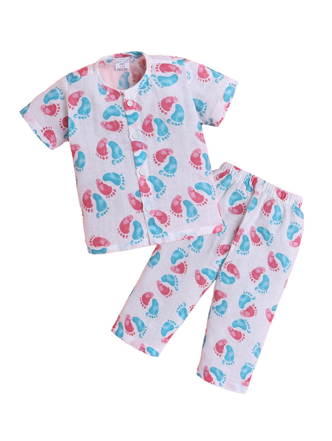 kids printed short sleeve night suit - 21956462 - Zoom Image - 0