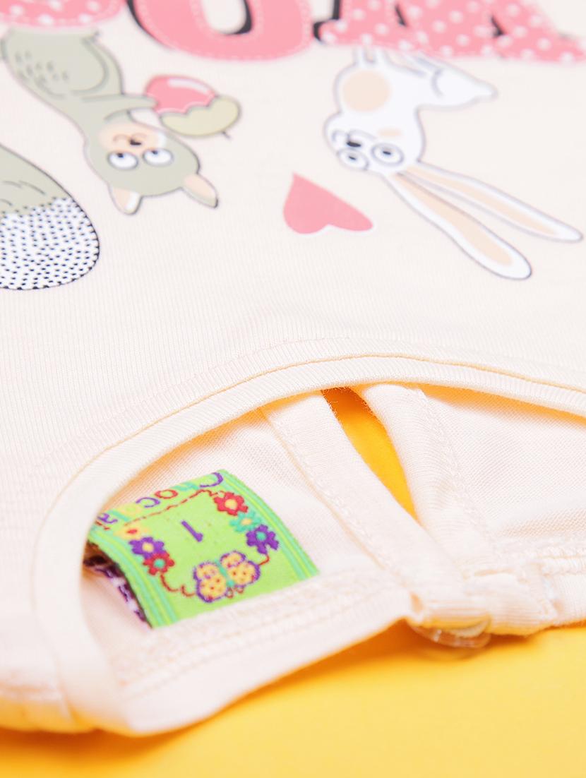 girls printed t-shirt & shorts twin sets - 21956528 - Standard Image - 5