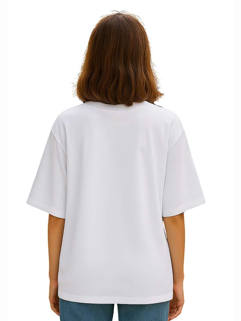 women pack of 2 printed round neck oversized t-shirt - 21956633 -  Standard Image - 3