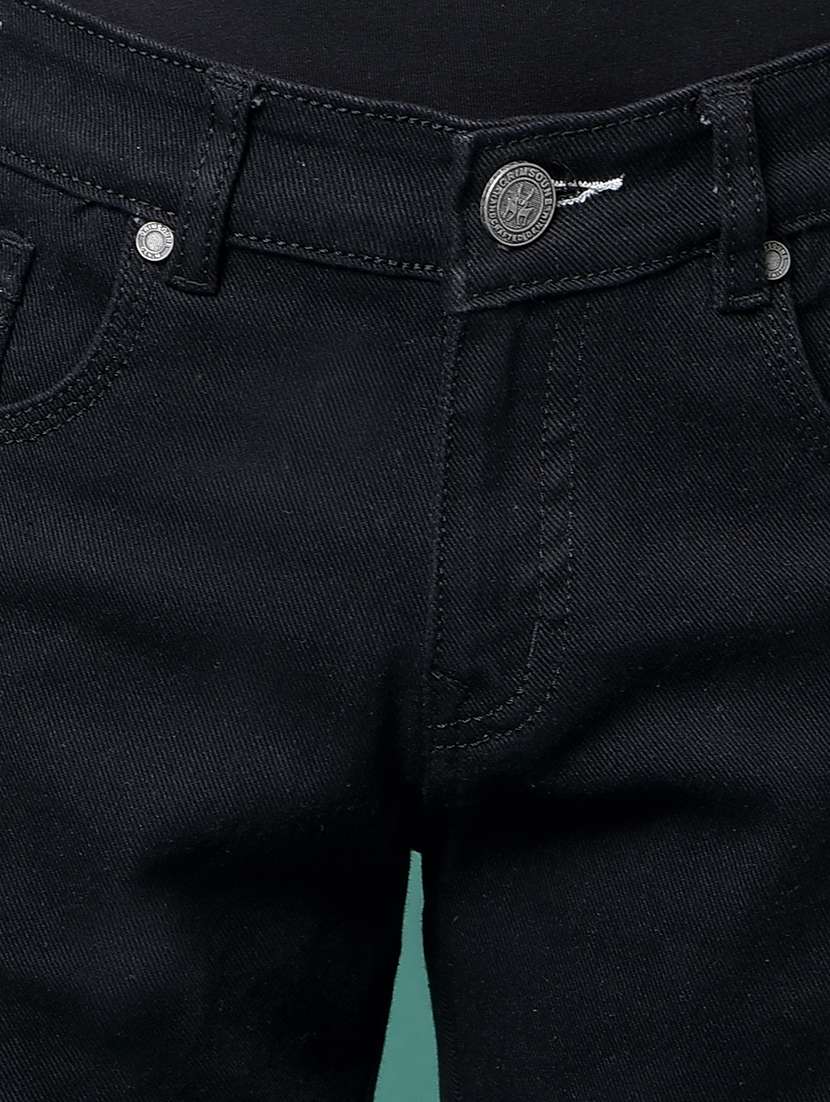 boys solid mid rise straight fit jean - 21956667 -  Standard Image - 3