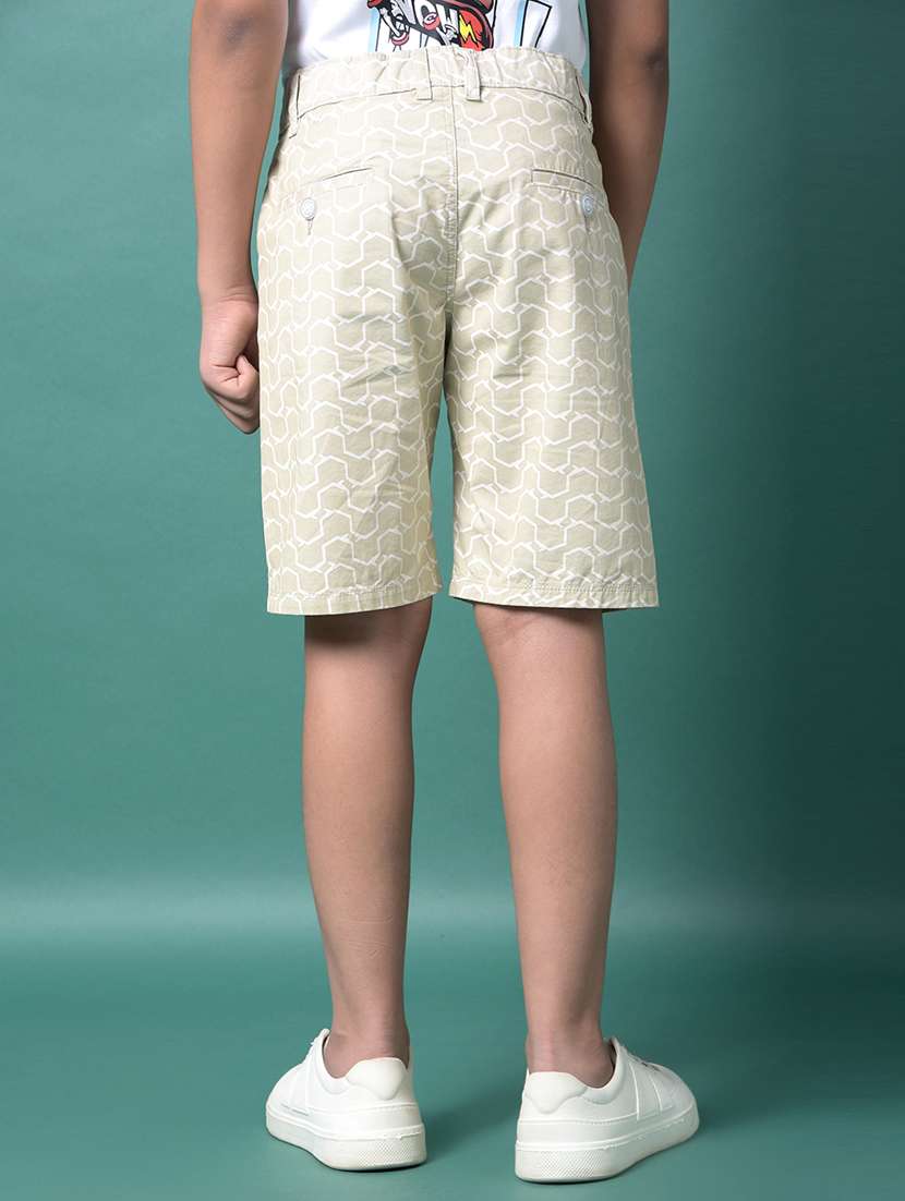 boys printed mid rise regular fit shorts  - 21956708 -  Standard Image - 3