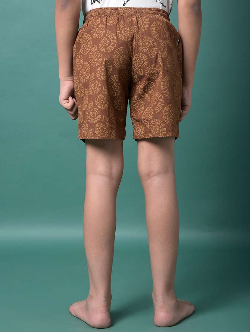 boys printed mid rise loungewear shorts - 21956726 -  Standard Image - 3