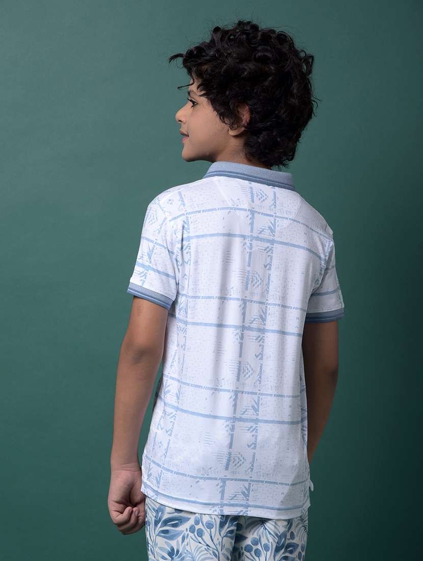 Boys Printed Short Sleeve Regular Fit Polo T-shirt - 21956752 -  Standard Image - 3