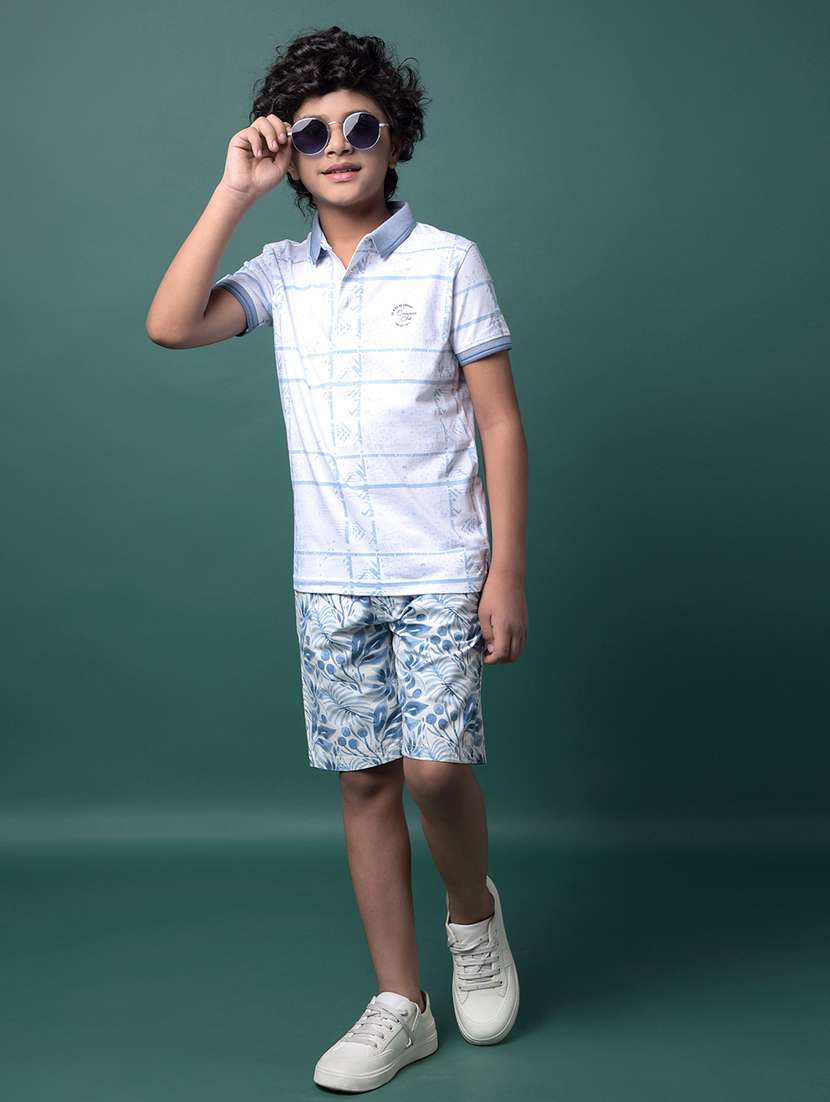 Boys Printed Short Sleeve Regular Fit Polo T-shirt - 21956752 -  Standard Image - 5