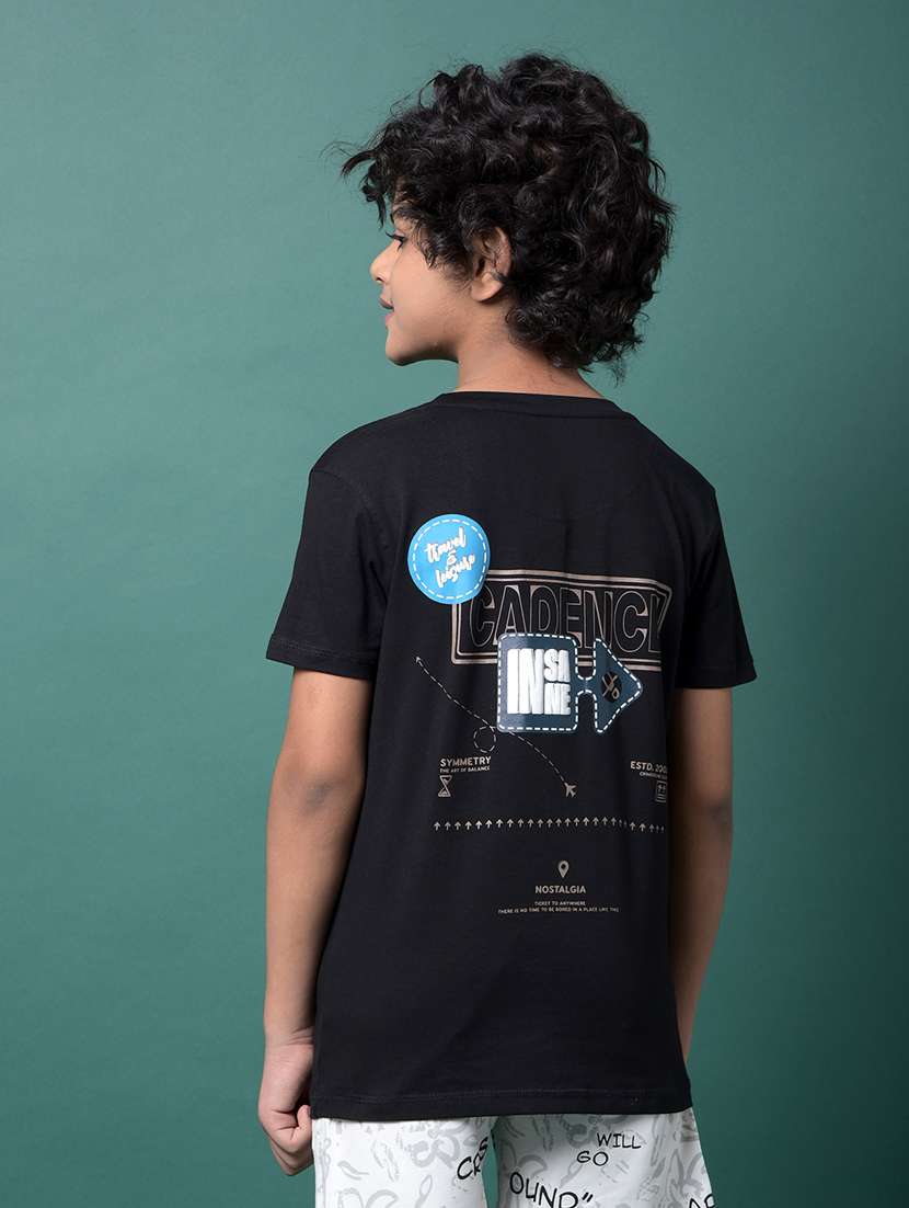 boys printed short sleeve regular fit t-shirt - 21956755 -  Standard Image - 3