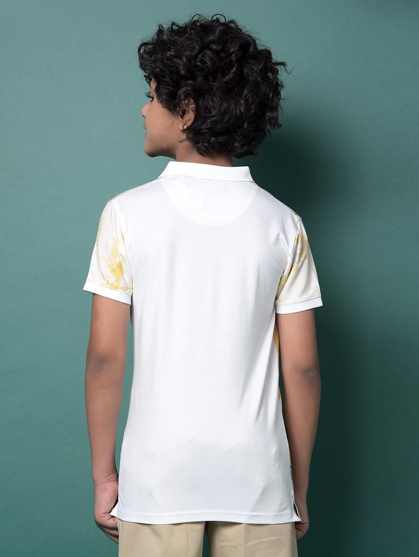 boys printed short sleeve regular fit polo t-shirt - 21956758 - Standard Image - 3