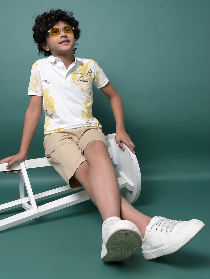 boys printed short sleeve regular fit polo t-shirt - 21956758 - Standard Image - 5