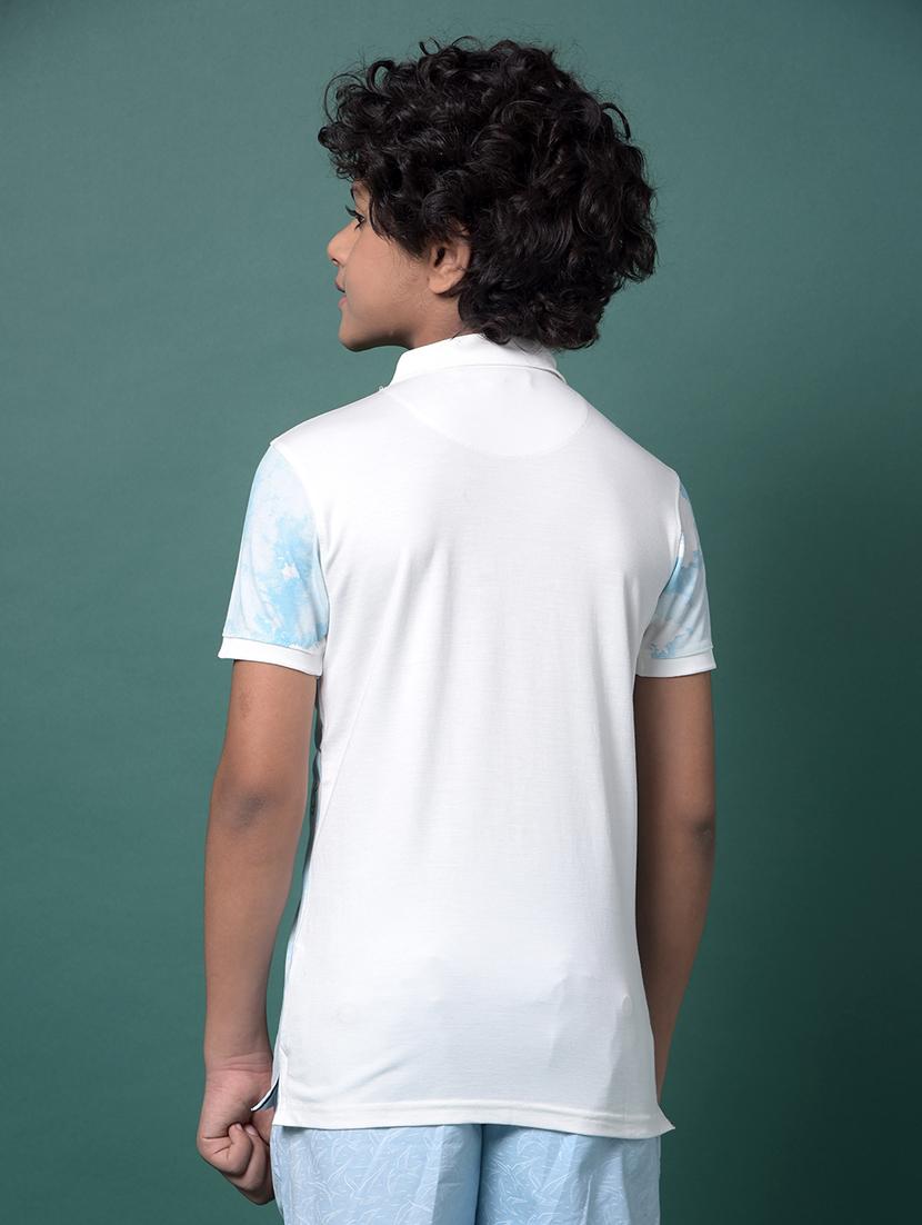 boys printed short sleeve regular fit polo t-shirt - 21956759 - Standard Image - 3