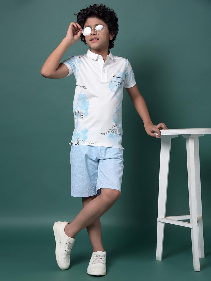 boys printed short sleeve regular fit polo t-shirt - 21956759 - Standard Image - 5
