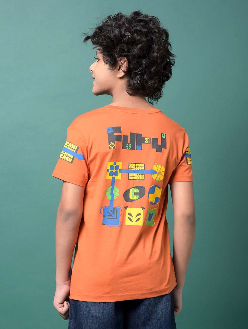 boys printed short sleeve regular fit t-shirt - 21956760 -  Standard Image - 3
