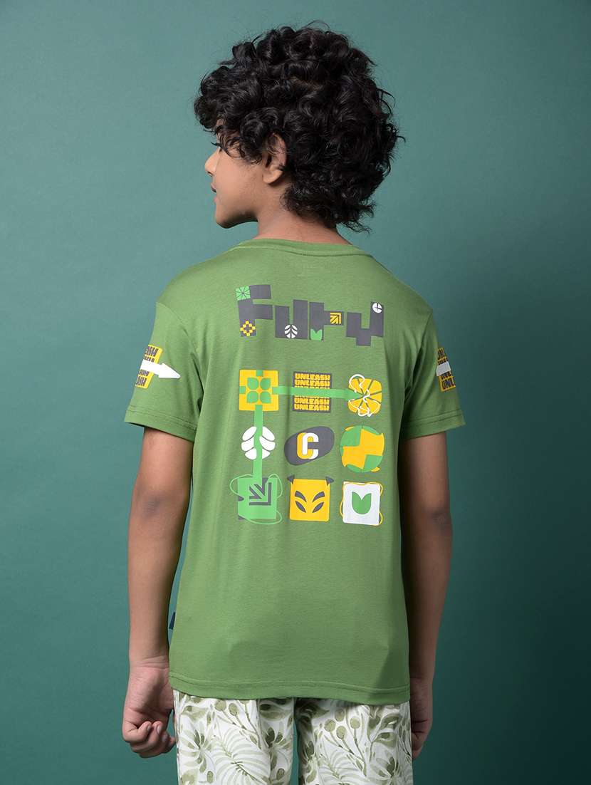 boys printed short sleeve regular fit t-shirt - 21956761 -  Standard Image - 3