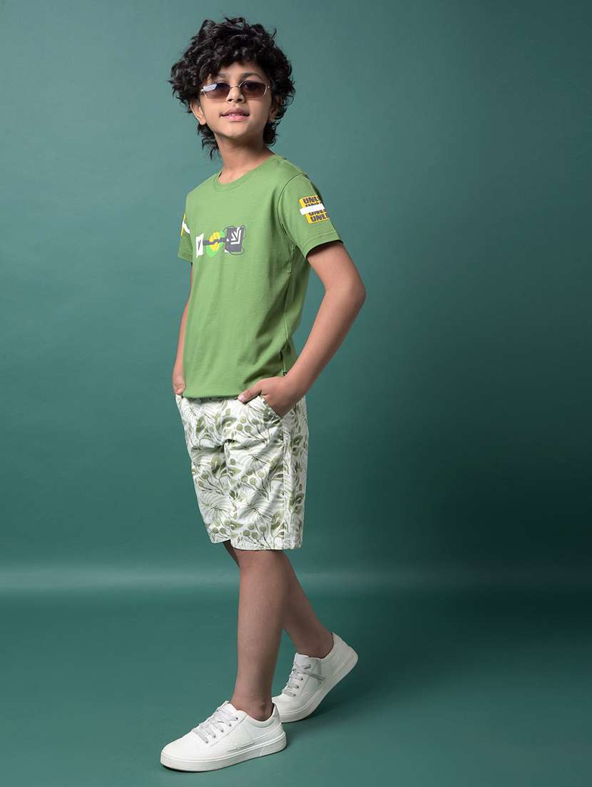 boys printed short sleeve regular fit t-shirt - 21956761 -  Standard Image - 5
