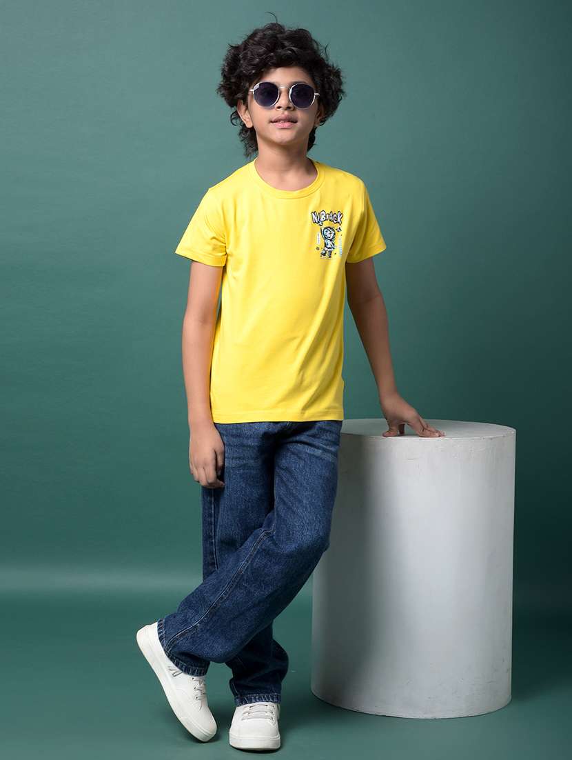 boys printed short sleeve regular fit t-shirt - 21956767 -  Standard Image - 5