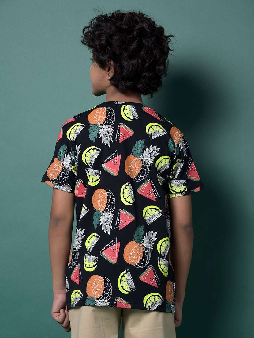 boys printed short sleeve regular fit t-shirt - 21956773 -  Standard Image - 3