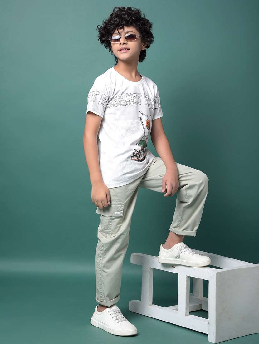 boys printed short sleeve regular fit t-shirt - 21956774 -  Standard Image - 5