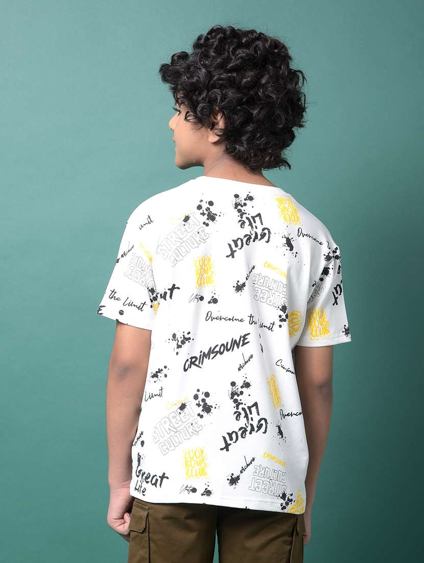boys printed short sleeve regular fit t-shirt - 21956777 -  Standard Image - 3