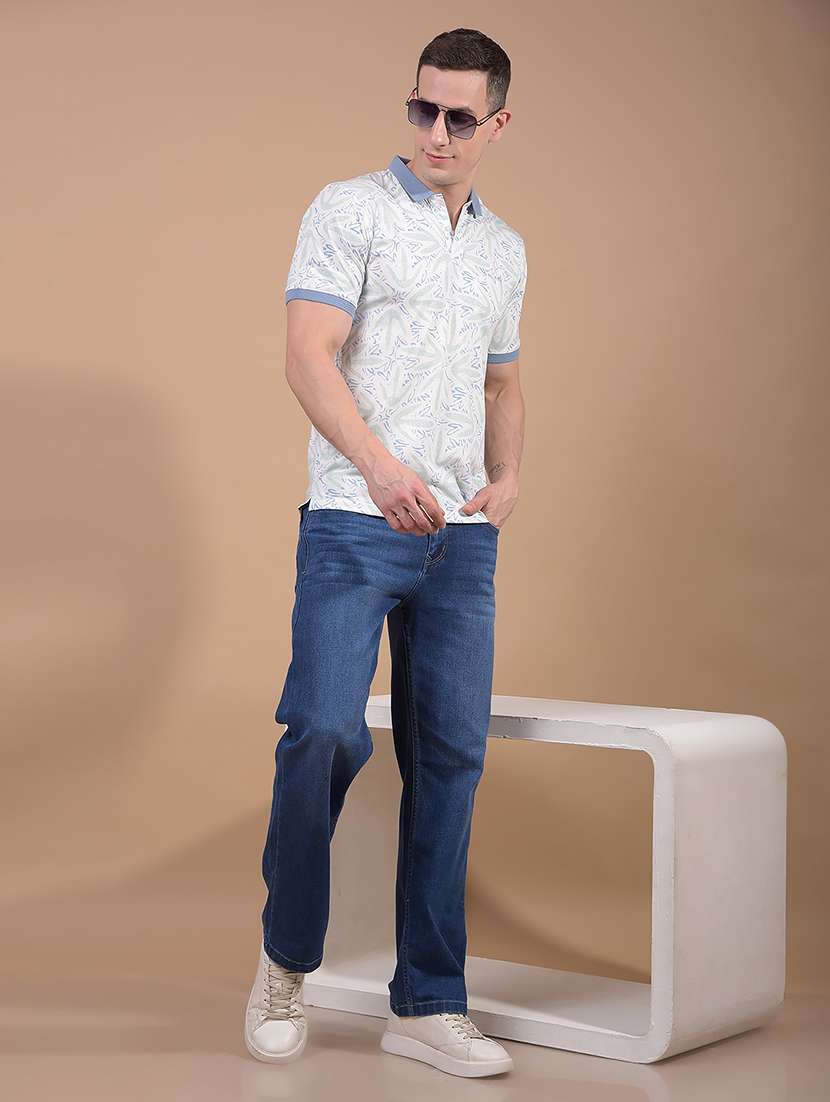 men washed mid rise full length jeans - 21956811 -  Standard Image - 5