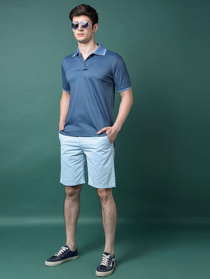 men printed mid rise regular fit shorts - 21956858 -  Standard Image - 5