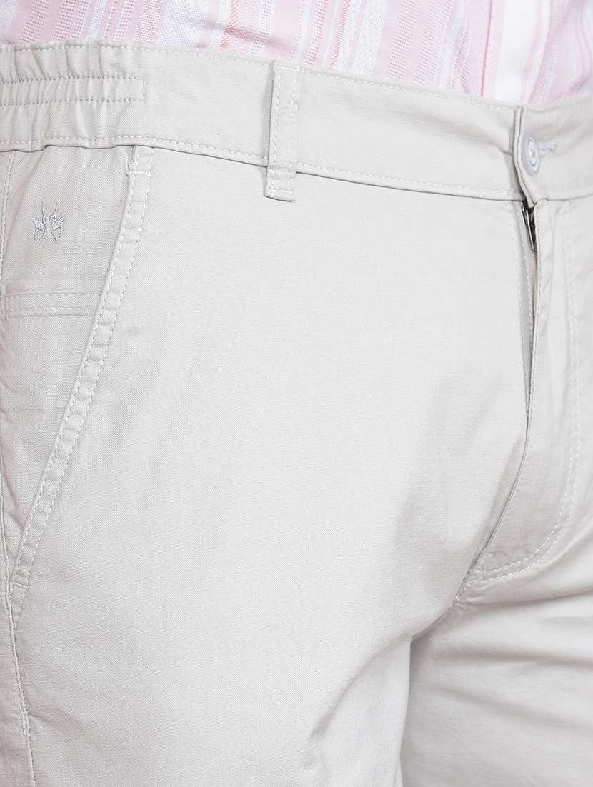 men solid mid rise regular fit shorts - 21956860 -  Standard Image - 3