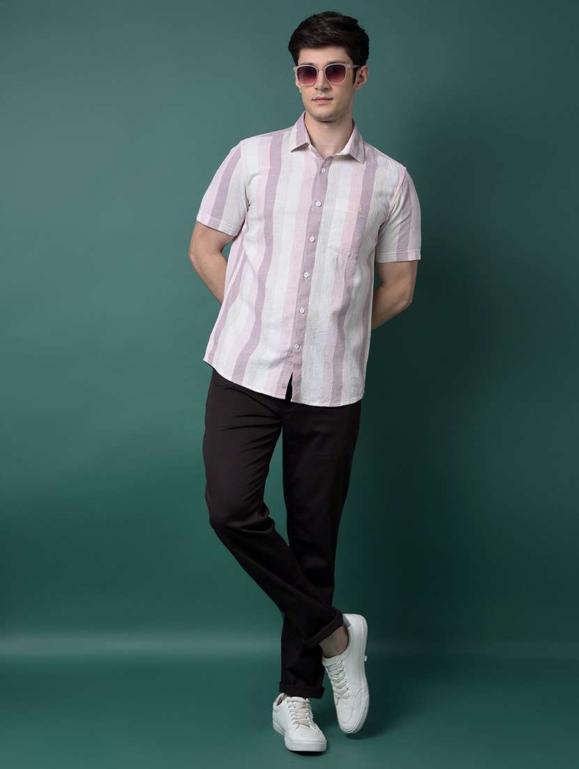 men solid mid rise flat front casual chinos  - 21956869 -  Standard Image - 5