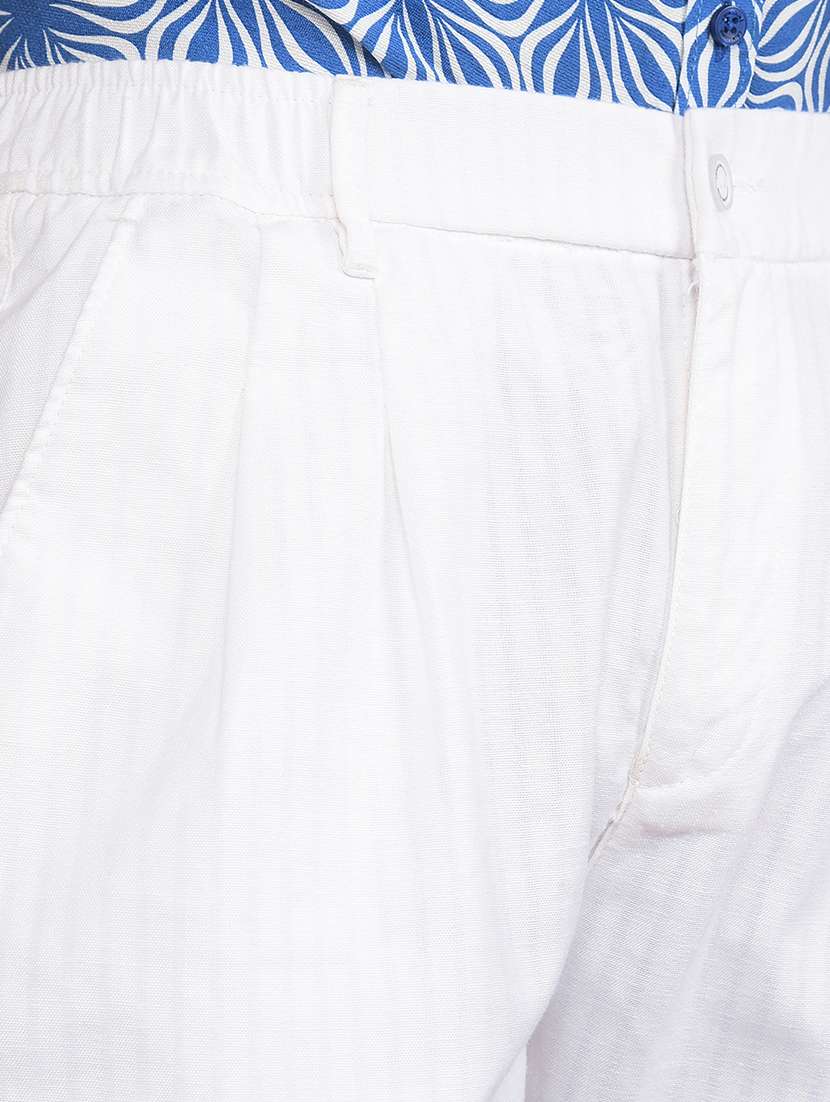 men striped md rise flat front casual chinos  - 21956884 -  Standard Image - 3