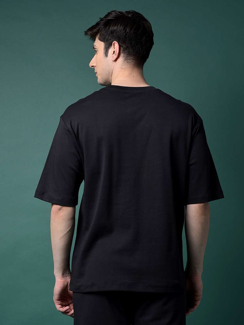 men chest print short sleeve regular fit t-shirt - 21956891 -  Standard Image - 3