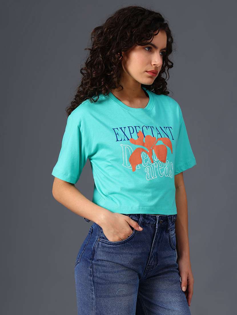 blue jersey chest print tshirt - 21956904 -  Standard Image - 3