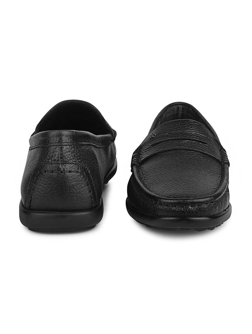 men black slip on formal shoe - 21956956 - Standard Image - 3