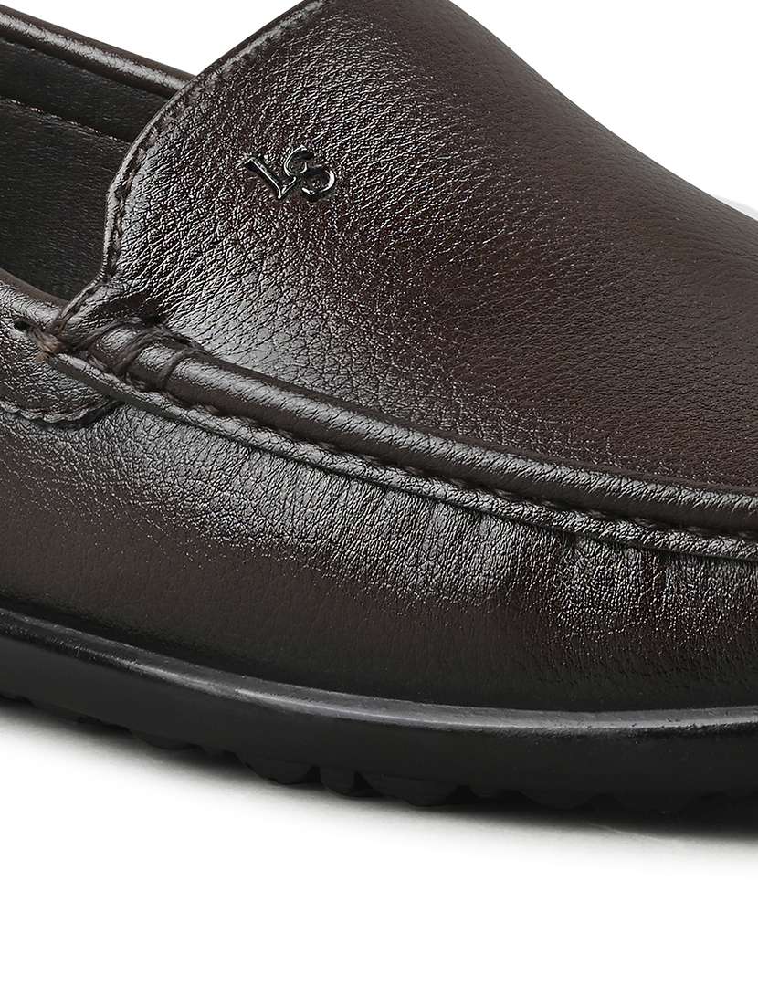 men brown slip on loafer - 21956957 - Standard Image - 5