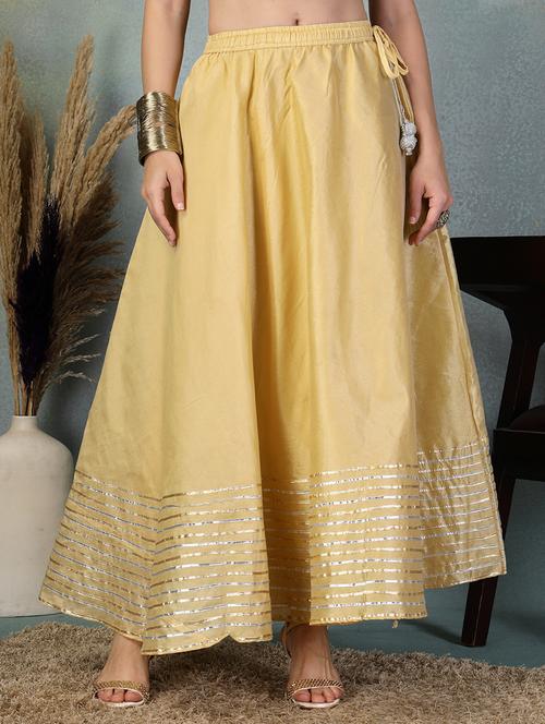 women's striped maxi flared ethnic skirt - 21956990 -  Standard Image - 0