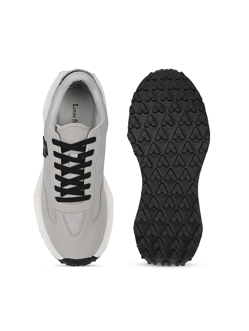 men grey lace up sneaker - 21956996 - Standard Image - 3