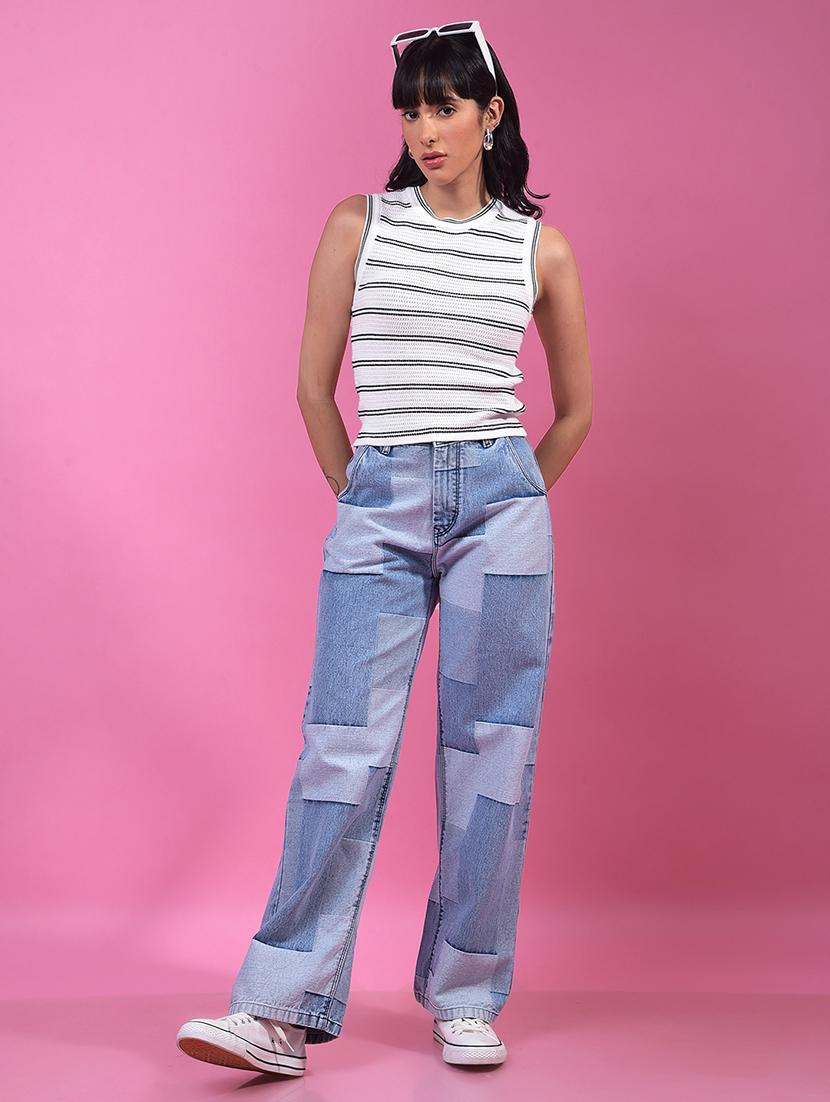 white cotton regular top - 21957041 - Standard Image - 5