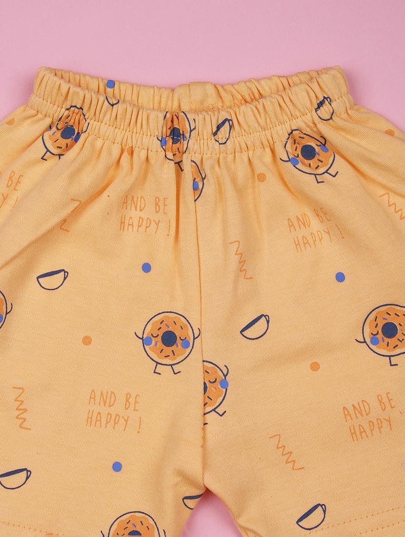 kids printed t-shirt and shorts co-ord set - 21957362 - Standard Image - 3
