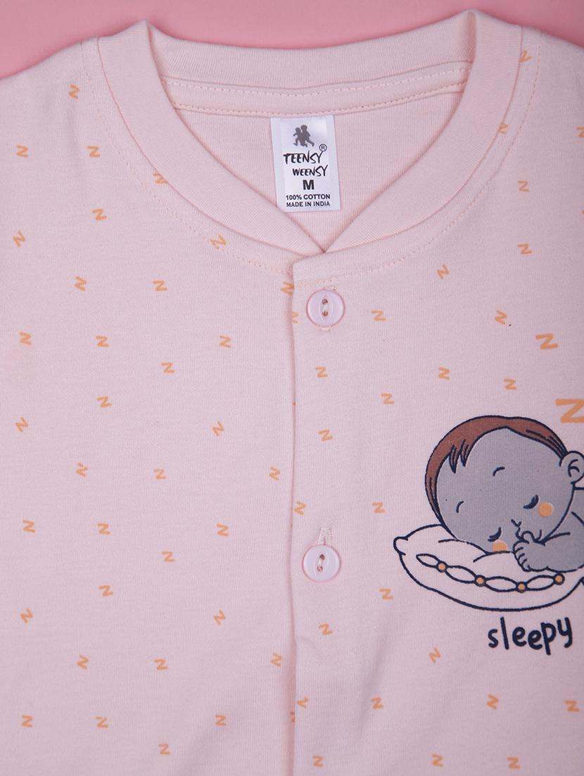 kids printed t-shirt and shorts co-ord set - 21957370 - Standard Image - 3