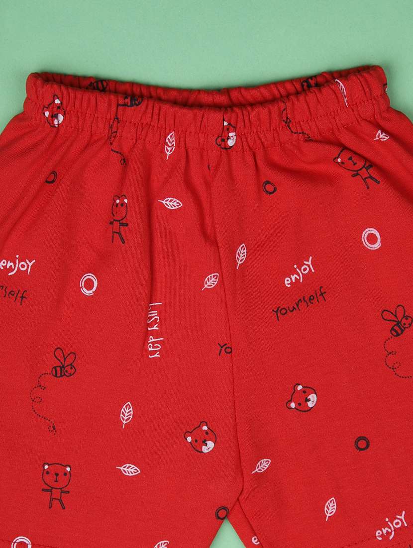 kids printed t-shirt and shorts co-ord set - 21957405 -  Standard Image - 3