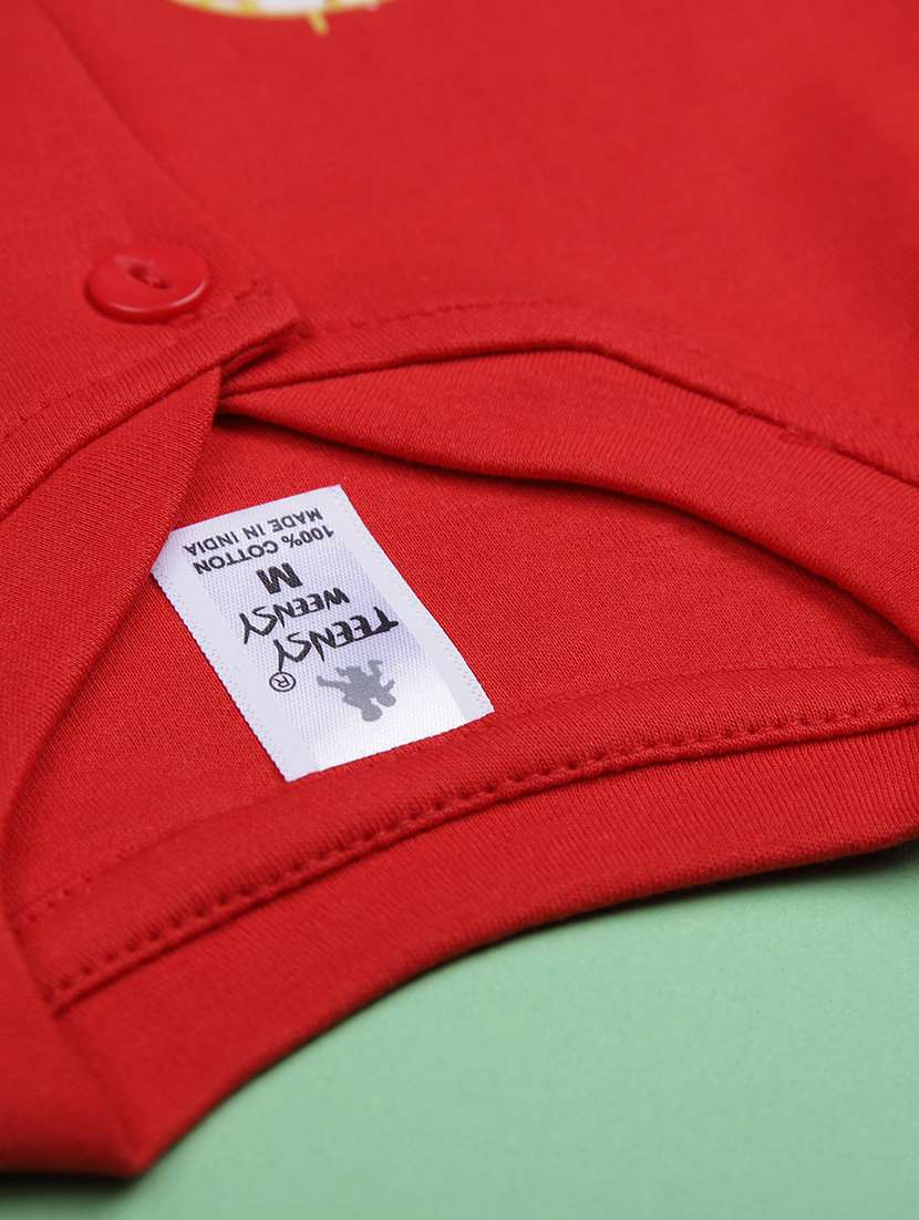 kids printed t-shirt and shorts co-ord set - 21957405 -  Standard Image - 5