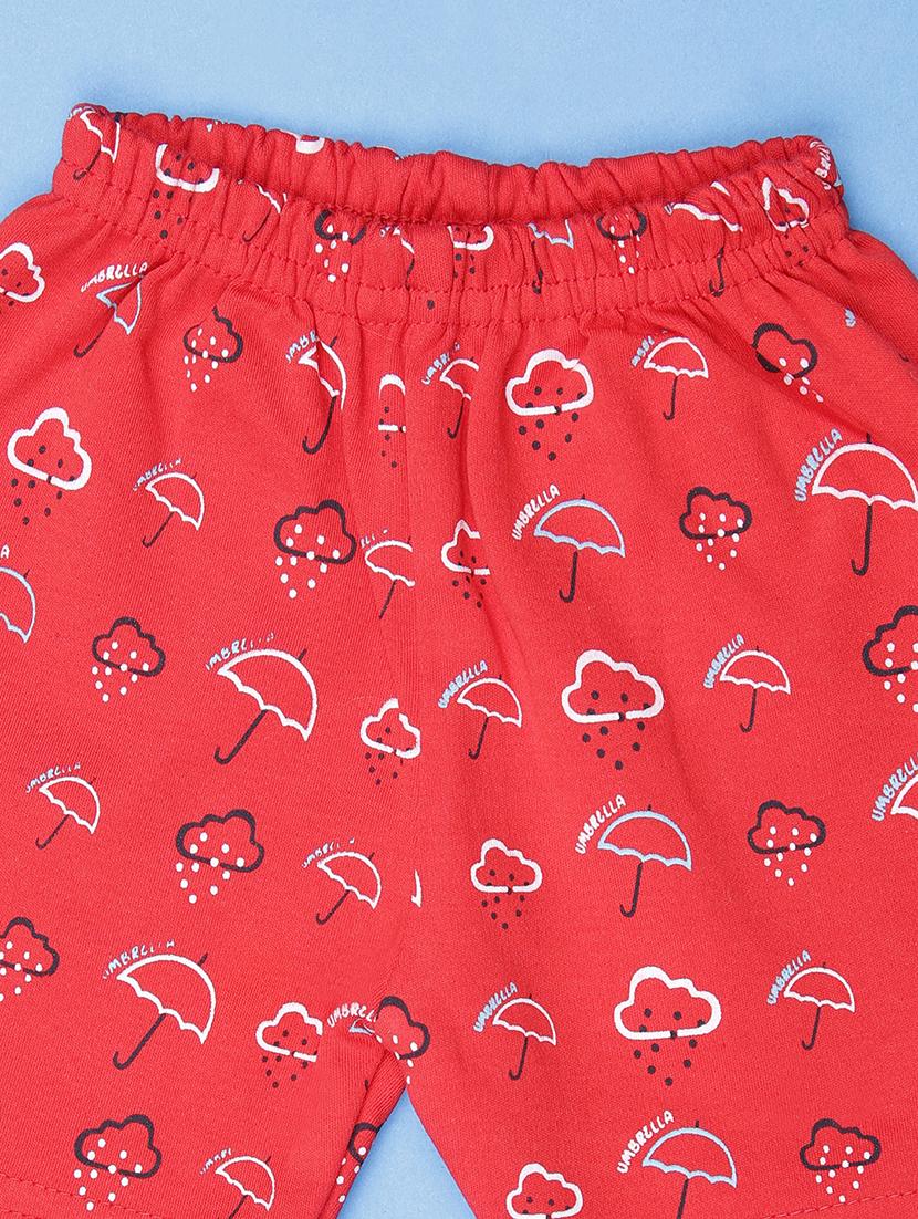 kids printed t-shirt and shorts co-ord set - 21957482 - Standard Image - 3