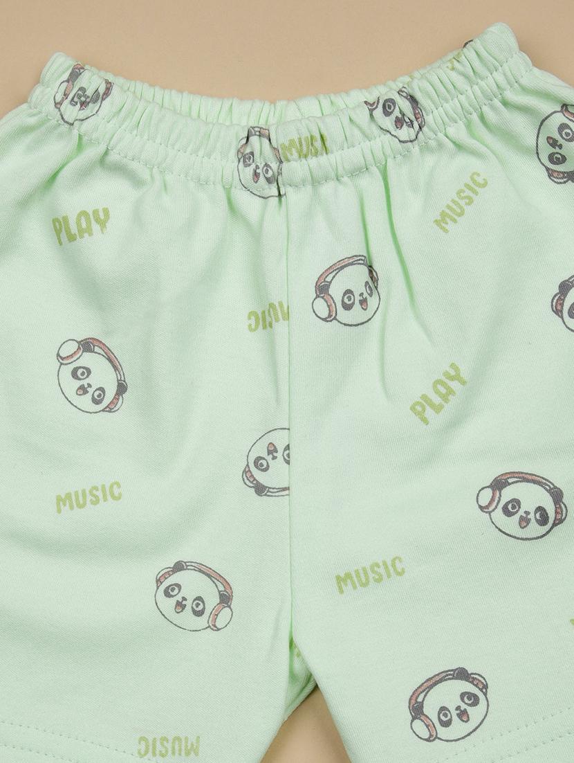 kids printed t-shirt and shorts co-ord set - 21957556 - Standard Image - 3