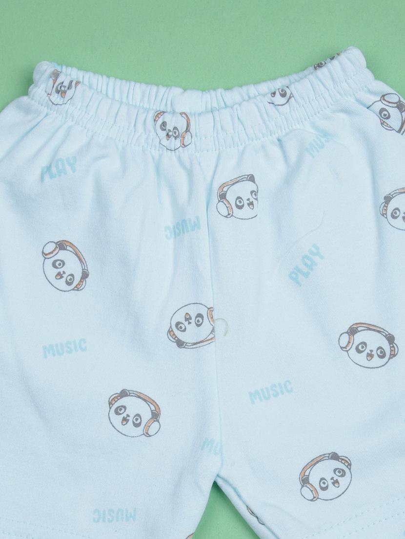 kids printed t-shirt and shorts co-ord set - 21957557 - Standard Image - 5