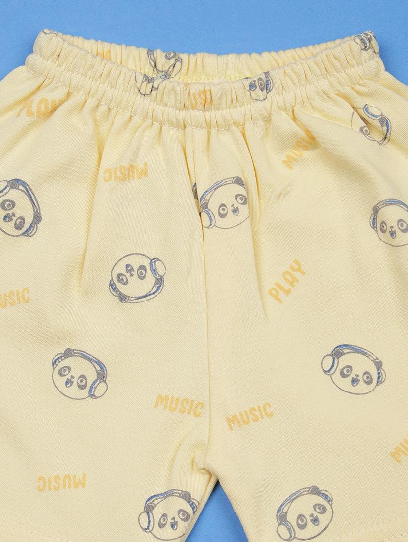 kids printed t-shirt and shorts co-ord set - 21957559 - Standard Image - 3