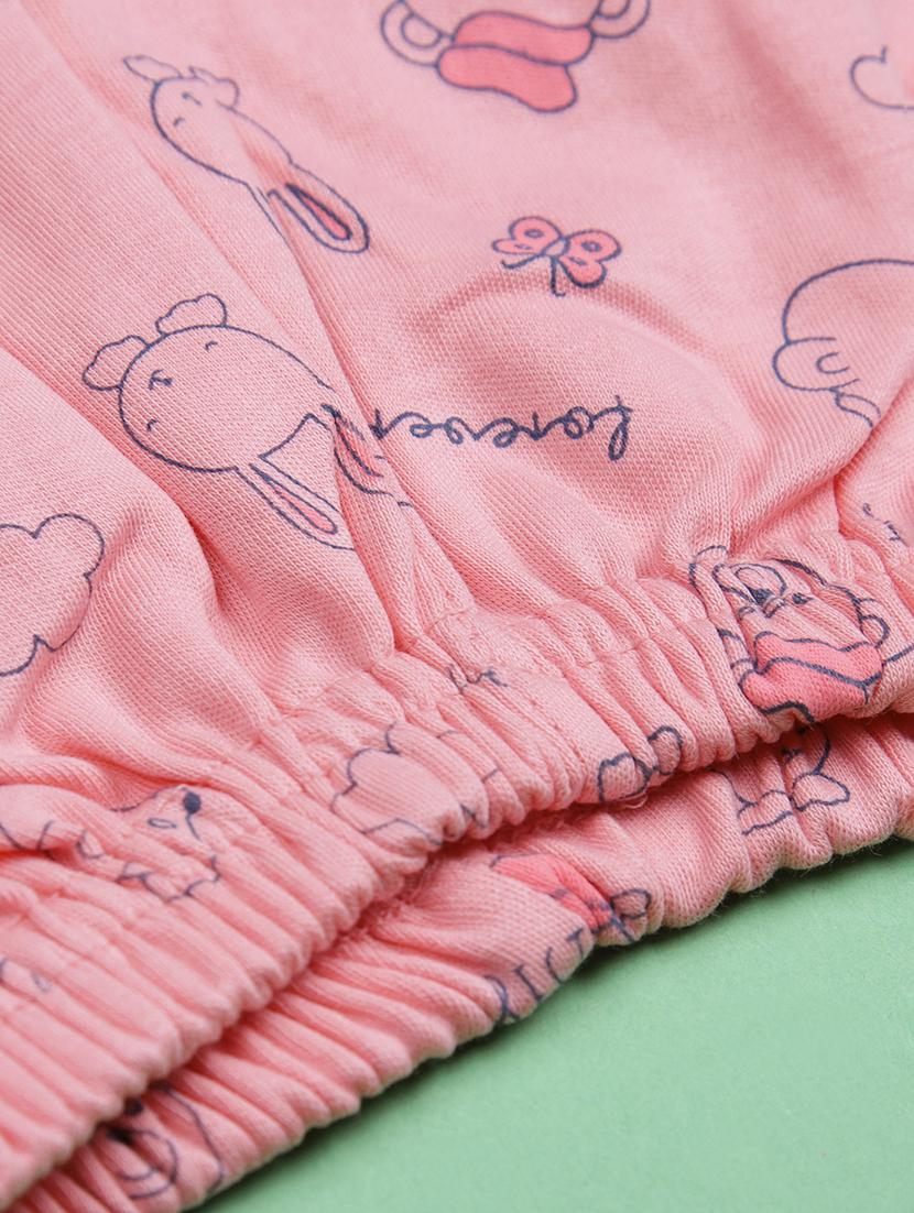 kids printed t-shirt and shorts co-ord set - 21957563 - Standard Image - 3